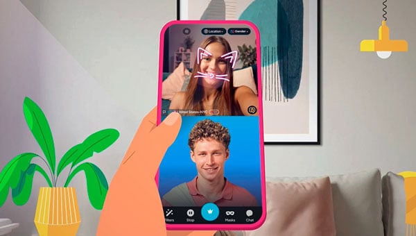 Talk to strangers on webcam for free
